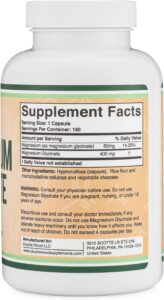 best magnesium glycinate supplement