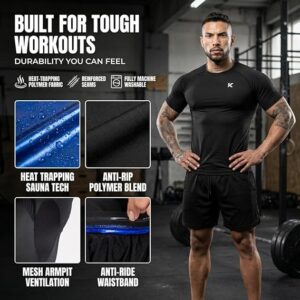 heat trapping sweat vest men