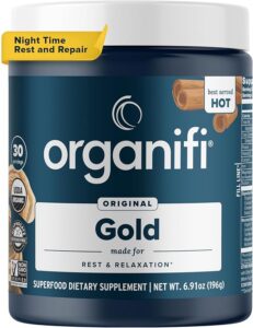 organifi gold turmeric reishi sleep supplement