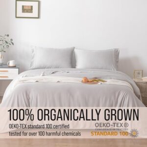 organic bamboo sheet set cal king
